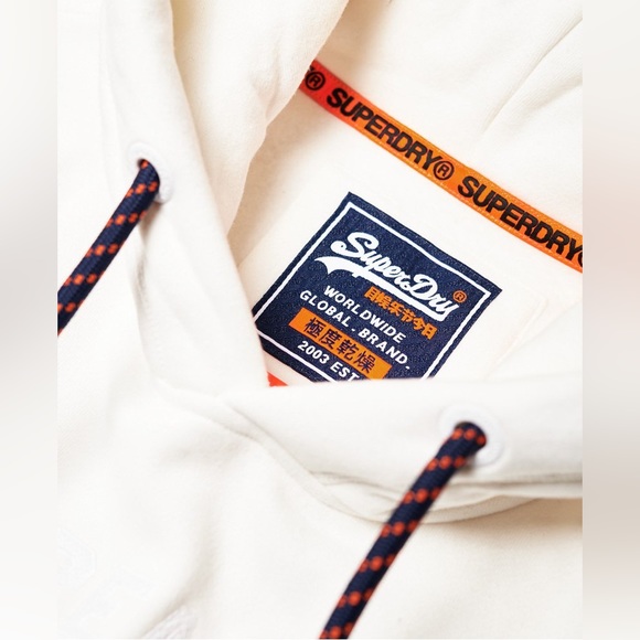 SuperDry Vintage Logo Applique Hoodie Men Large - Picture 6 of 16